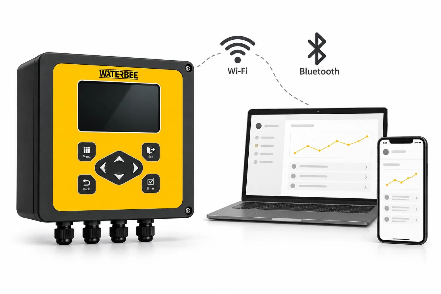 컨트롤러, 스마트폰과 PC의 Wi-Fi·Bluetooth 연결 개발 개념